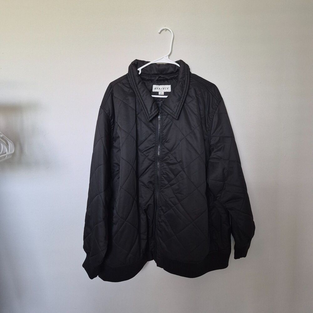 Womens Quilted Bomber Jacket